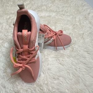 Adidas Pink and White Sneakers Lightweight Comfort size 5.5
